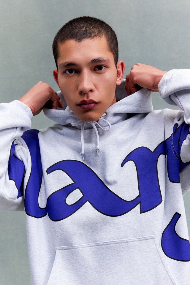 X-LARGE STANDARD LOGO HOODIE (M) ASH メンズ XLARGE Ash Logo Hoodie | Urban Outfitters UK