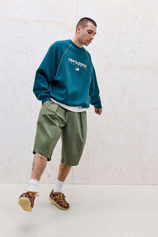 Sweat-shirt linéaire vert Medusa New Balance #1