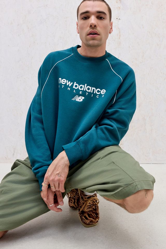 Sweat-shirt linéaire vert Medusa New Balance #2