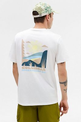 T-Shirt Columbia Bianca Shining Landscape