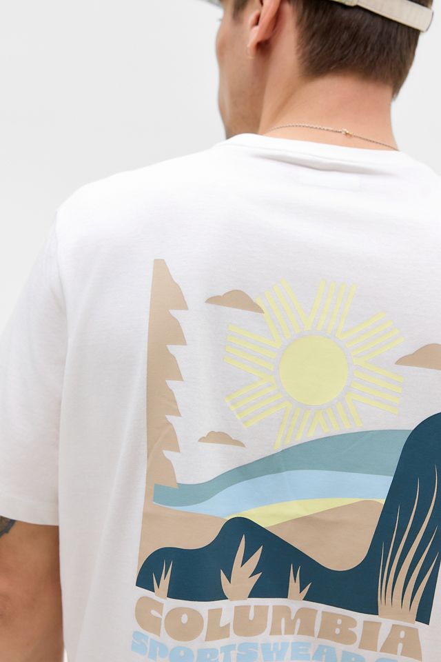 Columbia White Shining Landscape T-Shirt #2