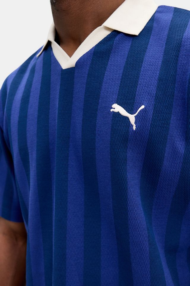 Camisa Polo Relajada de Manga Corta Azul PUMA #2