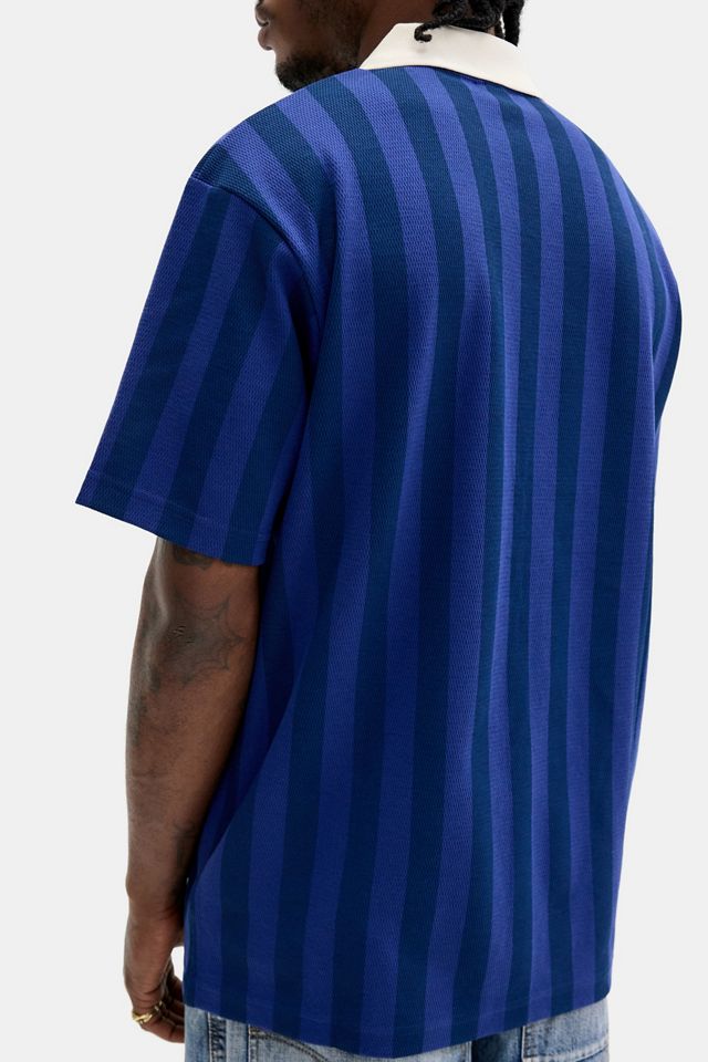 Camisa Polo Relajada de Manga Corta Azul PUMA #3