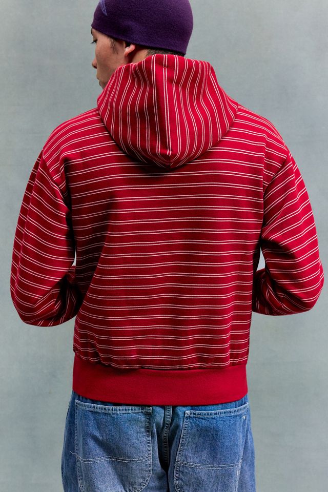 Sweat à capuche zippé à mini rayures No Problemo #3
