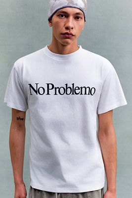 No Problemo White Short Sleeve T-Shirt