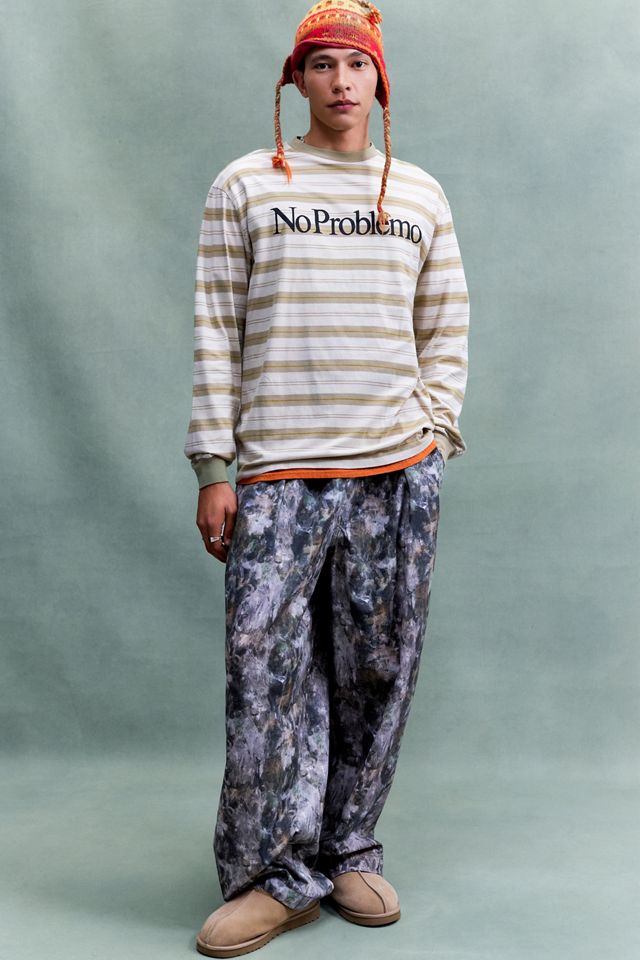 No Problemo Sand Stripe Long Sleeve Tee #1