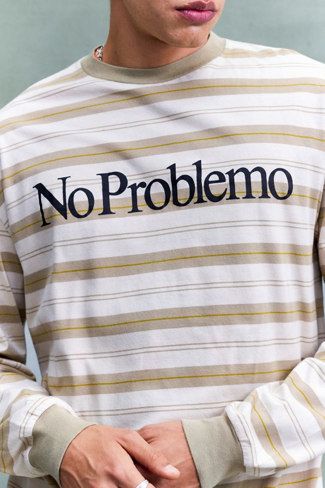 No Problemo Sand Stripe Long Sleeve Tee #2