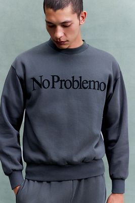 Sudadera Gris con Logo No Problemo