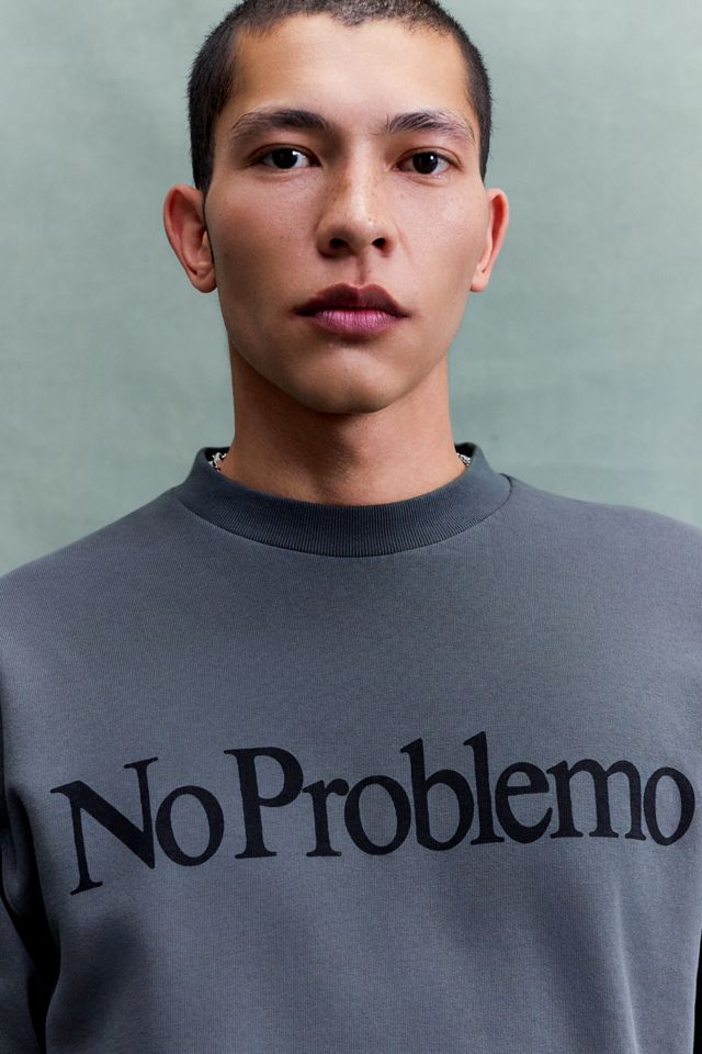 No Problemo Grey Logo Sweatshirt #3