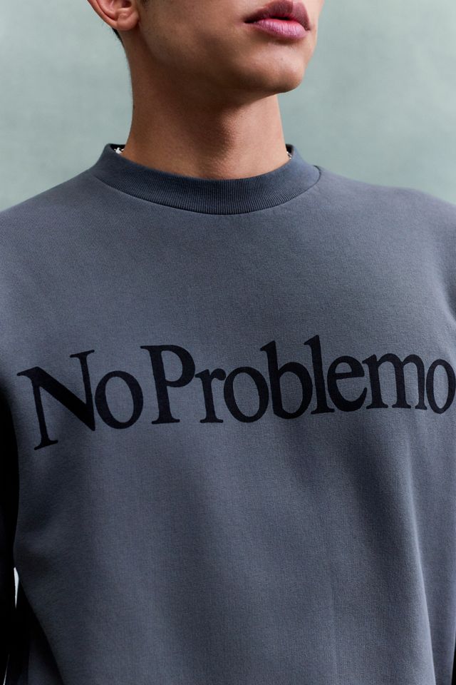 No Problemo Grey Logo Sweatshirt #4