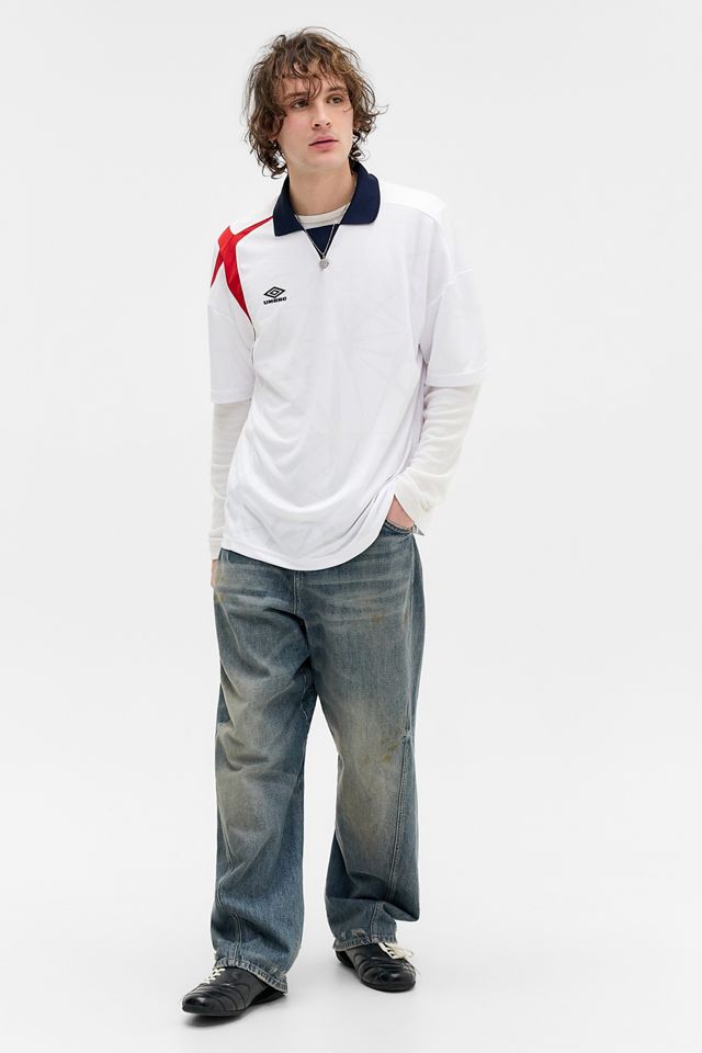 Camiseta de Fútbol Holgada Blanco Brillante Umbro #1