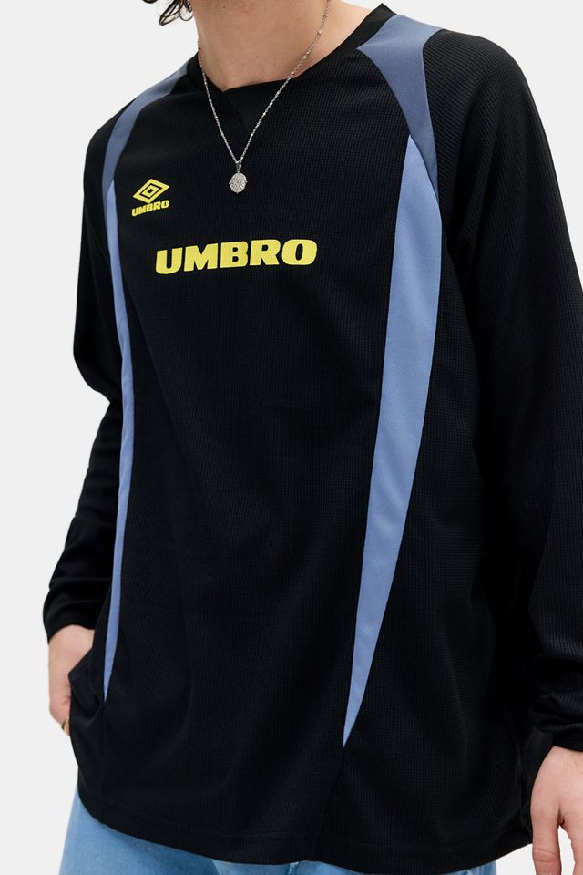 Umbro Black Panelled Long Sleeve T-Shirt #2