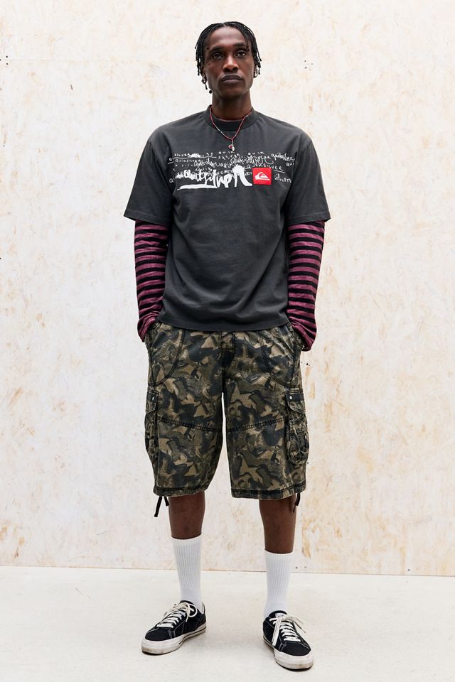 Camiseta Quiksilver UO Exclusiva Negra de Lavado Intenso #1