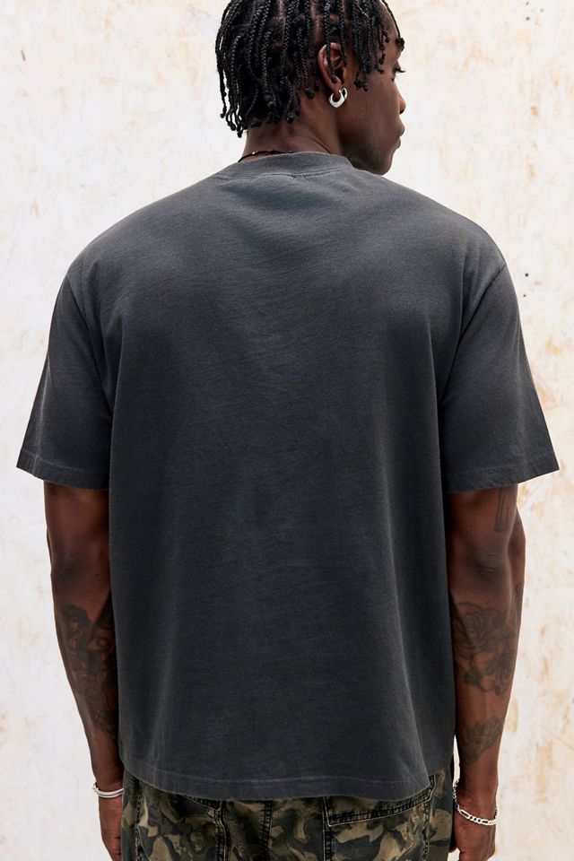 Camiseta Quiksilver UO Exclusiva Negra de Lavado Intenso #3
