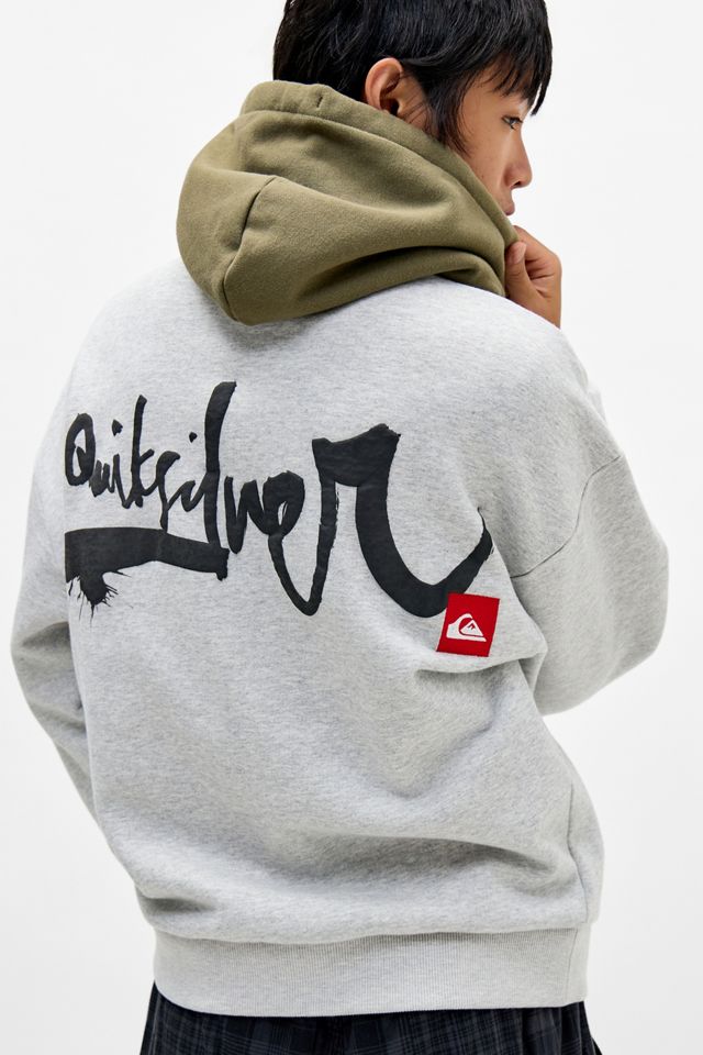 Quiksilver UO Exclusive Grey Contrast Hoodie #2