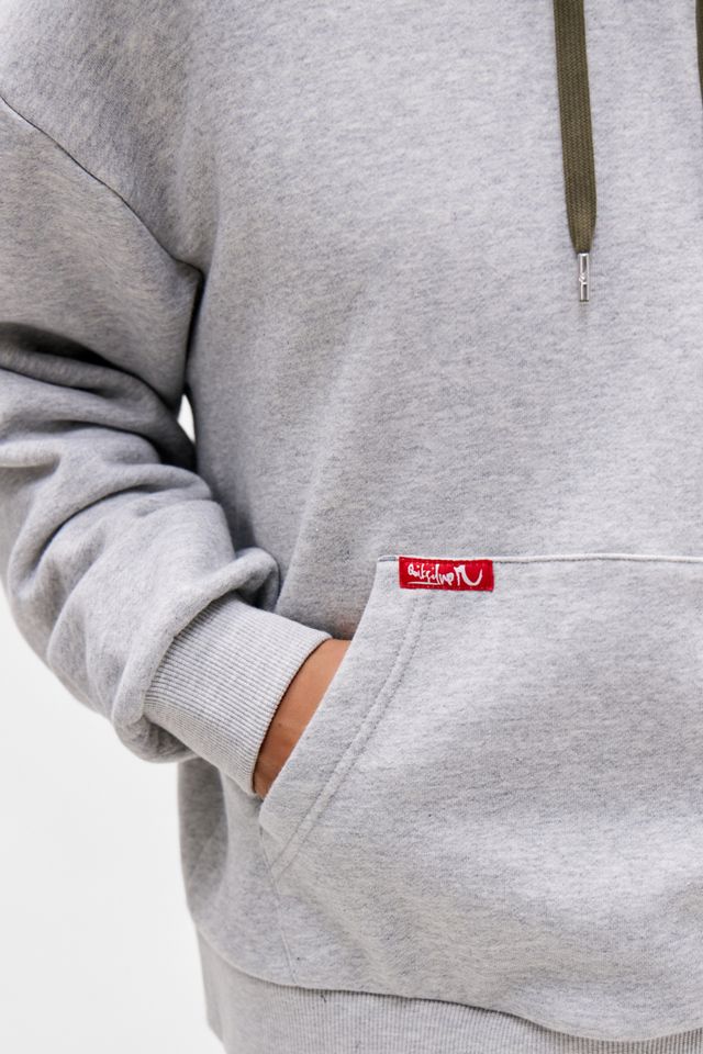 Quiksilver UO Exclusive Grey Contrast Hoodie #3