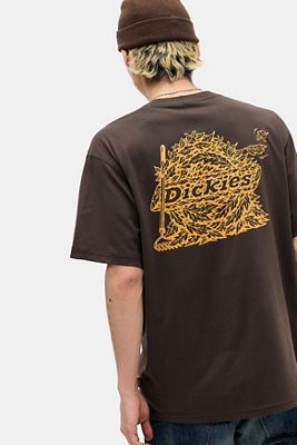 Camiseta Dickies UO Exclusiva Beachwood Marrón Oscuro