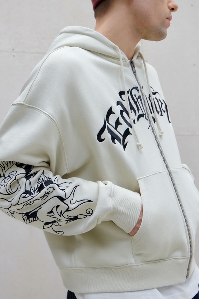 Ed Hardy UO Exclusive Stone Tiger Rose Hoodie | Urban Outfitters UK