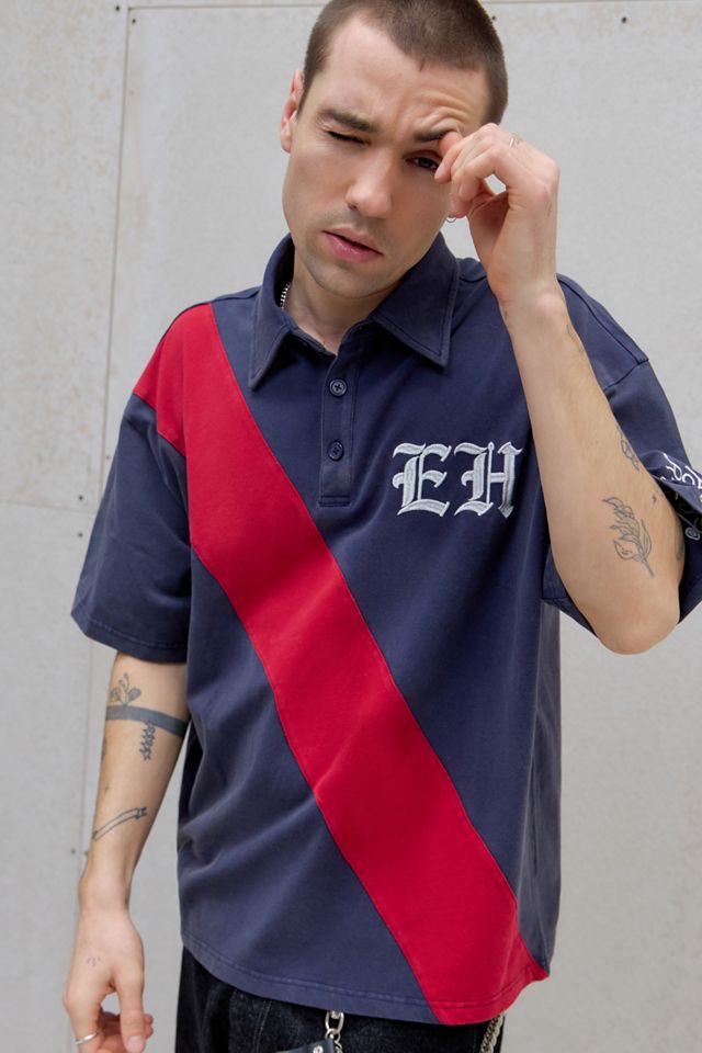 Polo Ed Hardy UO Exclusive con Pannello Blu Navy #2