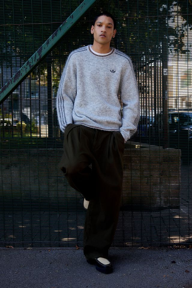 adidas Originals 3-Stripe Long Sleeve Jumper #1