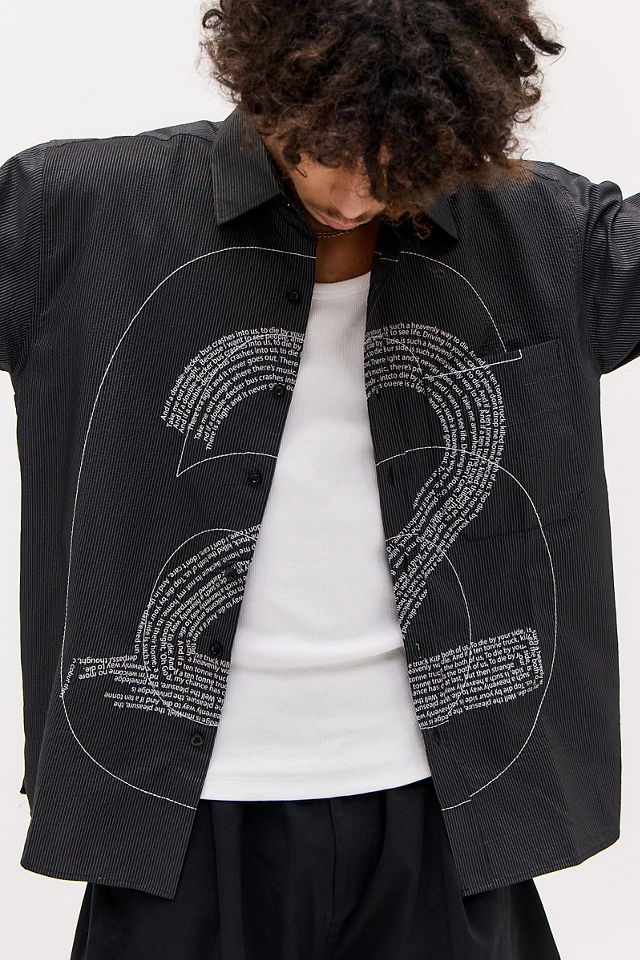 Jaded London Six Deux Pinstripe Shirt | Urban Outfitters UK