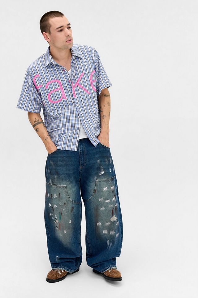 Jaded London Fake Check Shirt #1