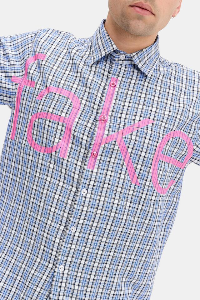 Jaded London Fake Check Shirt #2