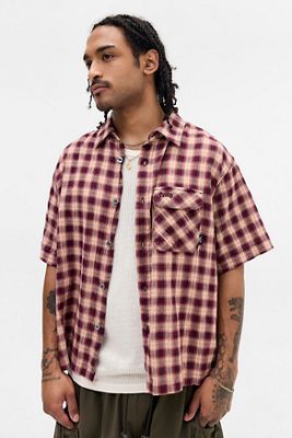 Camicia a Quadri Stropicciata Temp Surf Co