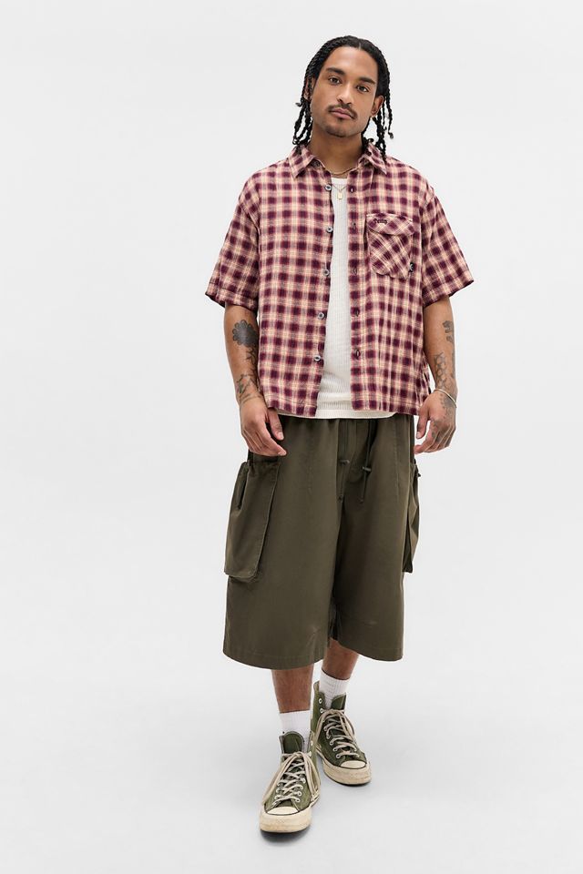 Chemise à carreaux froissés Temp Surf Co #1