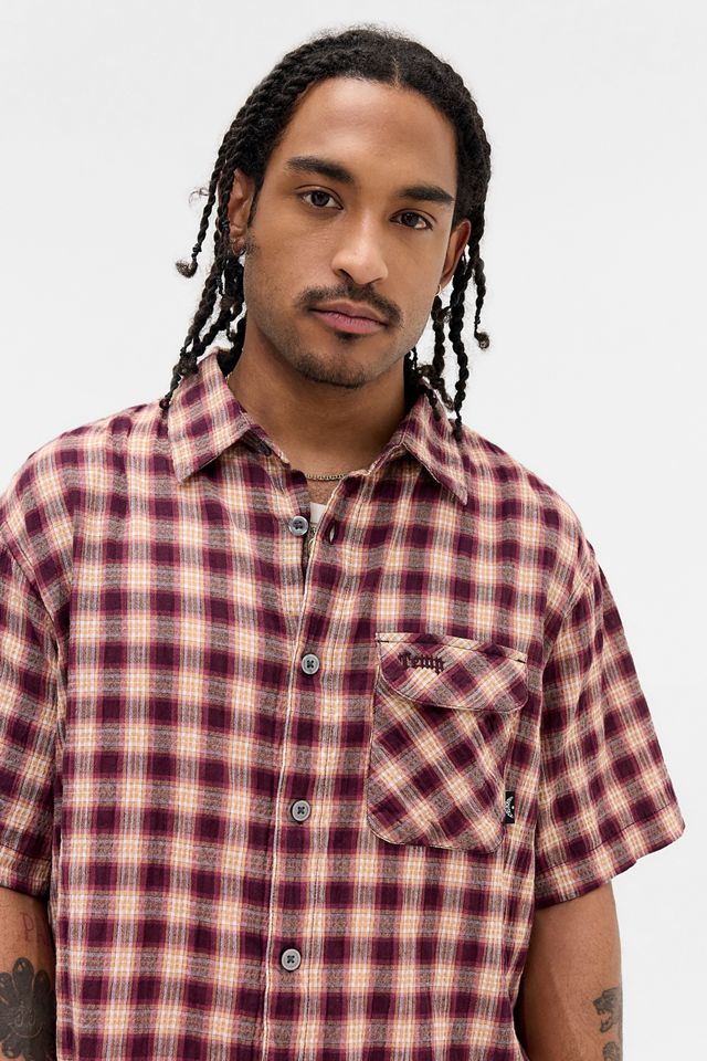 Chemise à carreaux froissés Temp Surf Co #2
