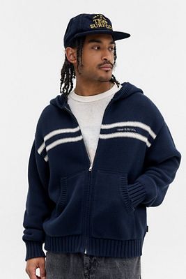 Temp Surf Co UO Exclusive Navy Knit Hoodie