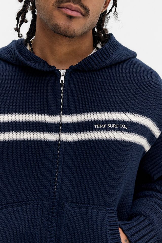 Temp Surf Co UO Exclusive Navy Knit Hoodie #2