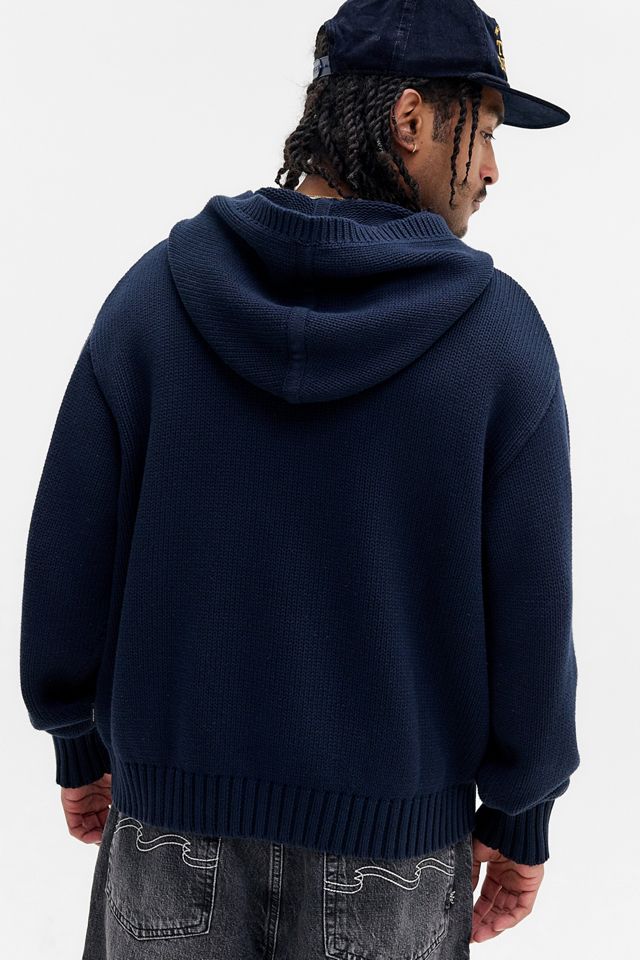 Temp Surf Co UO Exclusive Navy Knit Hoodie #3