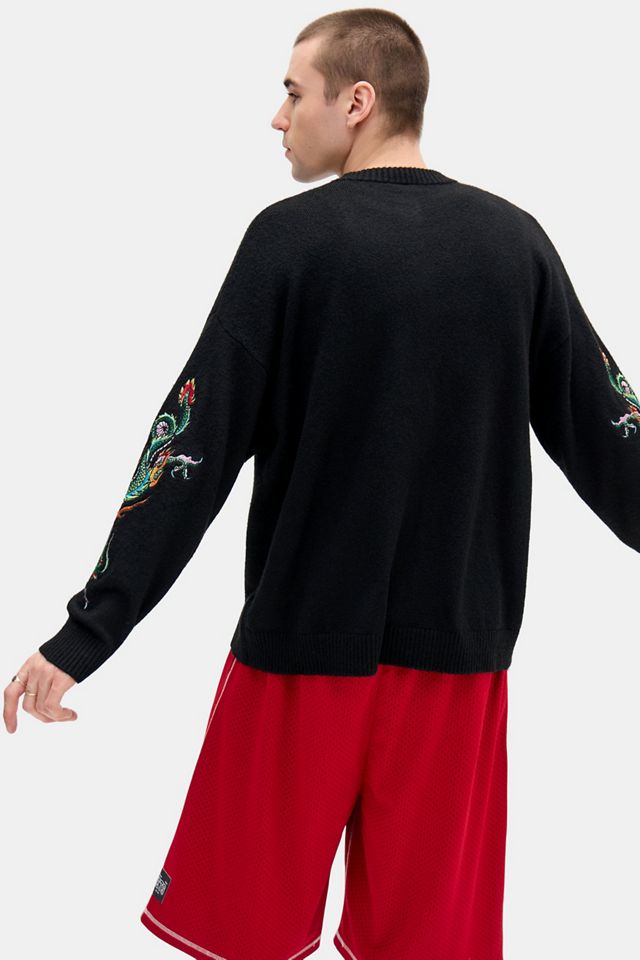 Cardigan Nero Esclusivo UO Ed Hardy #3