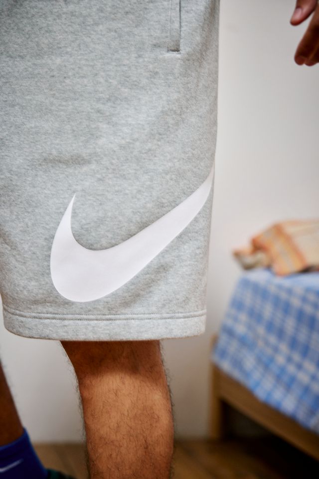Nike Dunkelgrau Melierte Club Shorts #4
