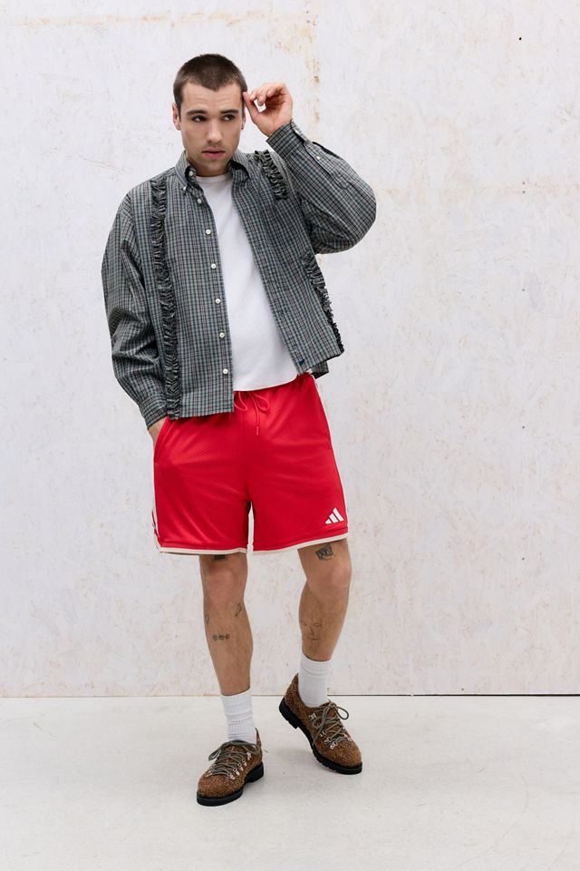 adidas Red Stadium Mesh Shorts #1