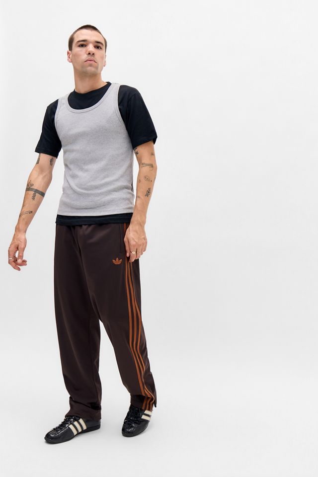adidas Originals Brown Firebird Track Pants #1