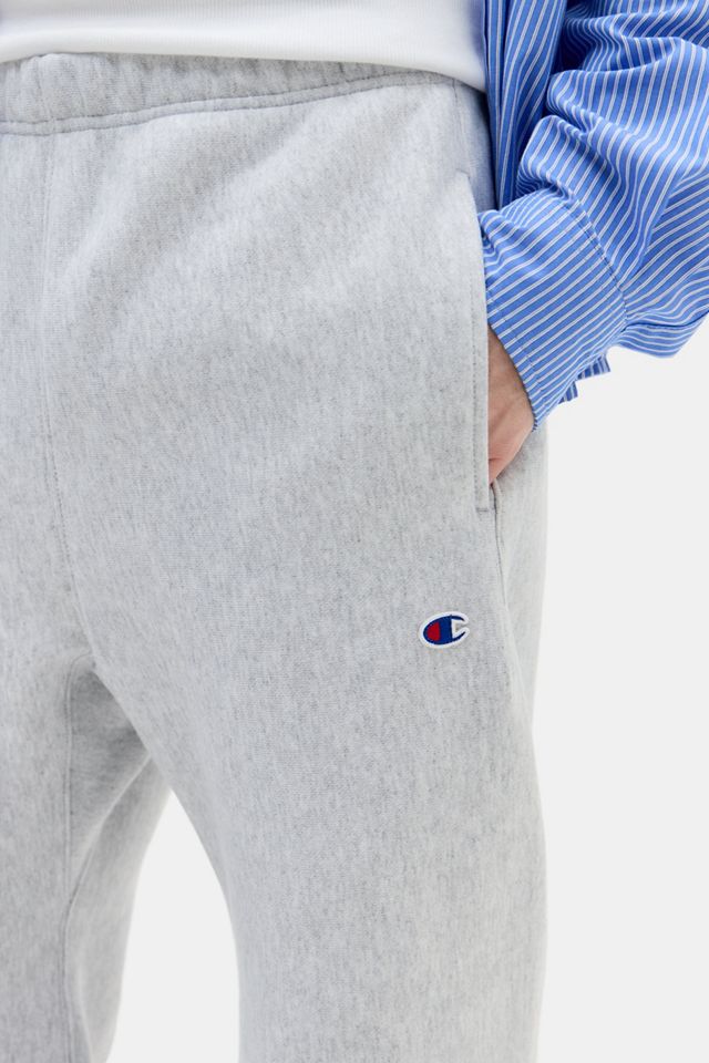 Champion Pantaloni della tuta a gamba dritta Reverse Weave grigi #2