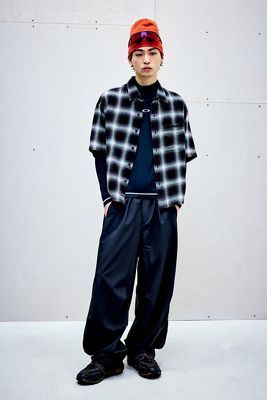 Oakley UO Exclusive Pitch Black Wide Leg Track Pants