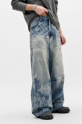 Jaded London Thorn XL Colossus Jeans | Urban Outfitters UK