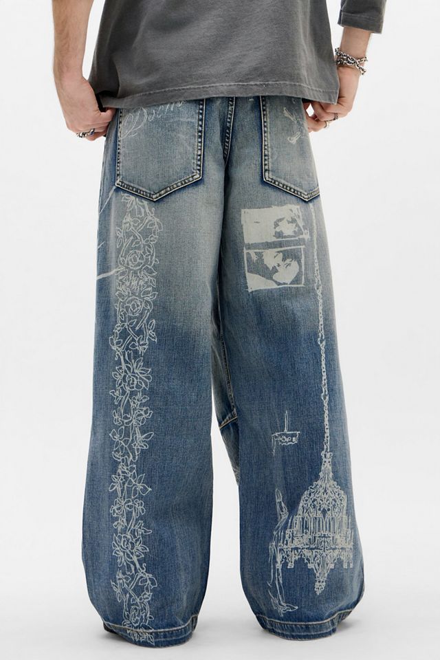 Jaded London Thorn XL Colossus Jeans | Urban Outfitters UK