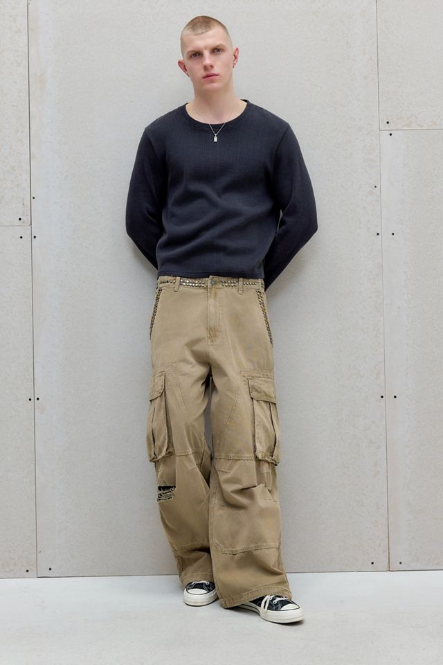 Pantaloni Cargo Carpenter con Borchie Jaded London #1