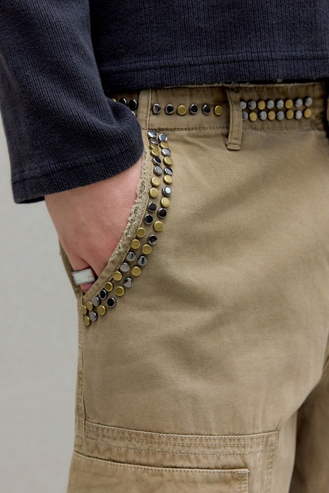 Pantaloni Cargo Carpenter con Borchie Jaded London #2