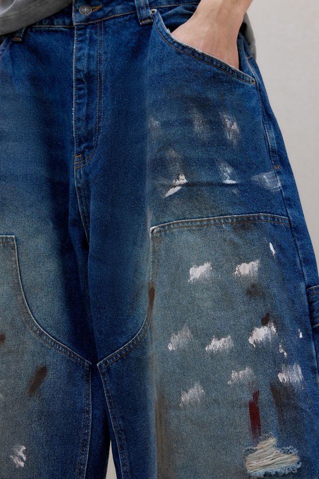 Jaded London Splatter Cinch Carpenter Jeans #2
