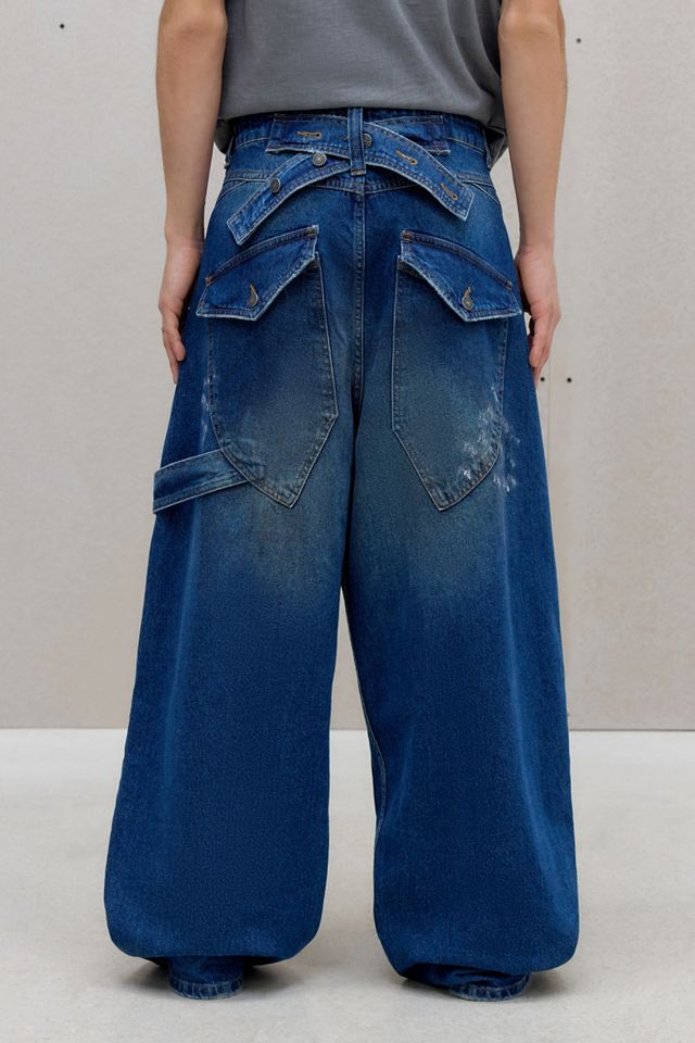 Jaded London Splatter Cinch Carpenter Jeans #3