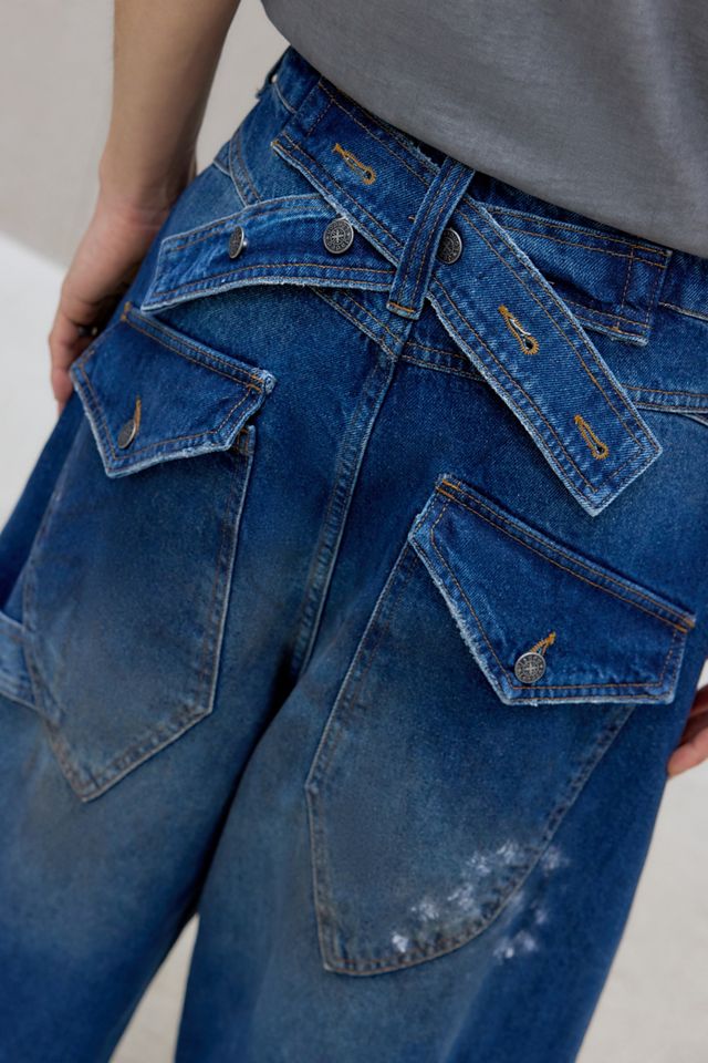 Jaded London Splatter Cinch Carpenter Jeans #4