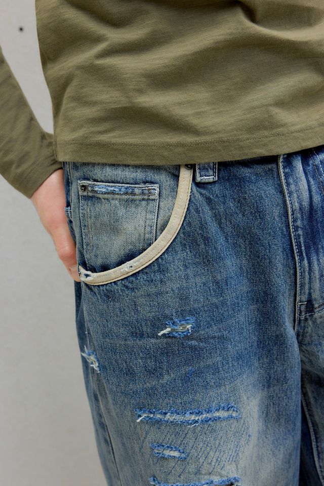 Jeans Colossus de Tiro Bajo Rasgados Jaded London #2