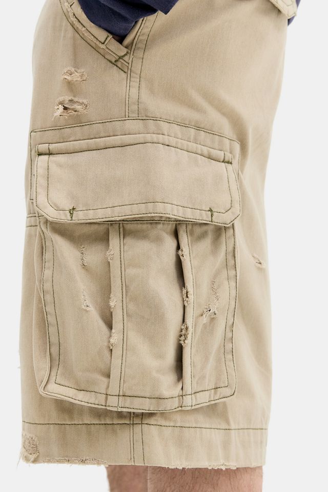 Shorts Cargo de Playa Desgastados Jaded London #2