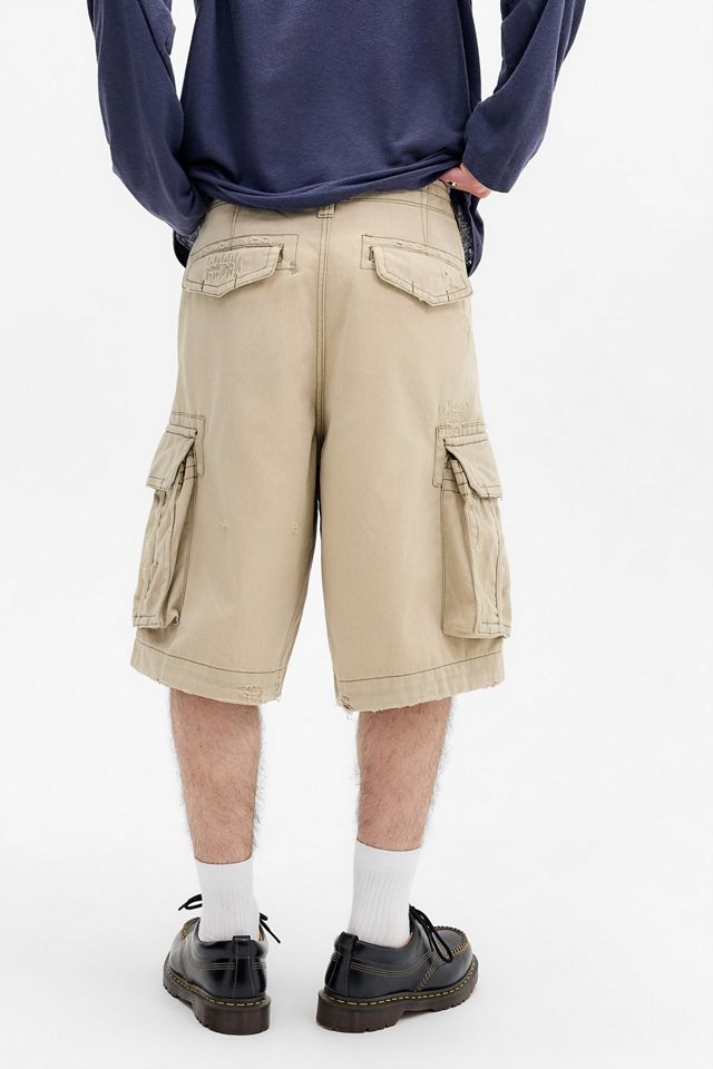 Shorts Cargo de Playa Desgastados Jaded London #3