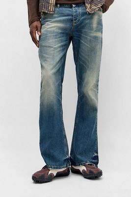 Jaded London Jude Blue Mid Wash Bootcut Jeans